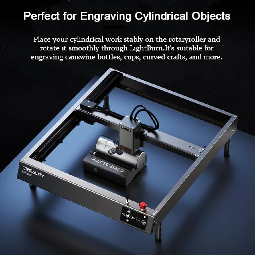 CREALITY レーザー彫刻用ロータリー Rotary Kit Pro for Curved Surface Engraving